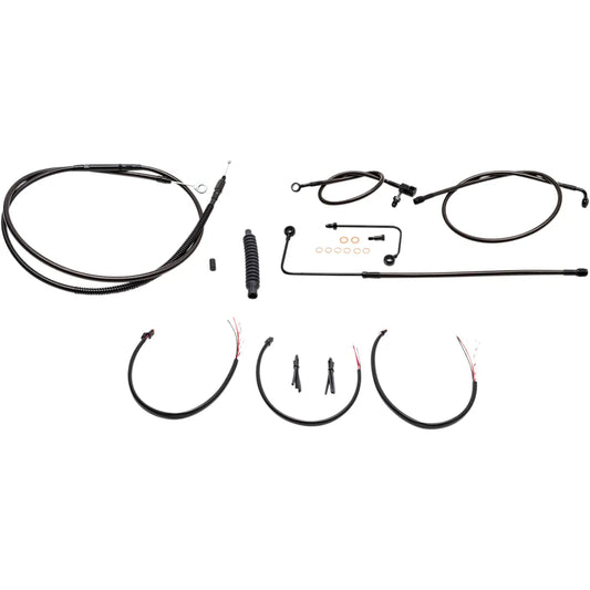 Cable Kit - 18" - 20" Ape Hanger Handlebars - Midnight