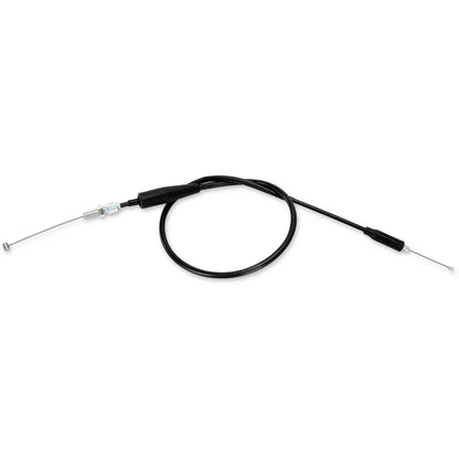 Cable del acelerador de vinilo negro.