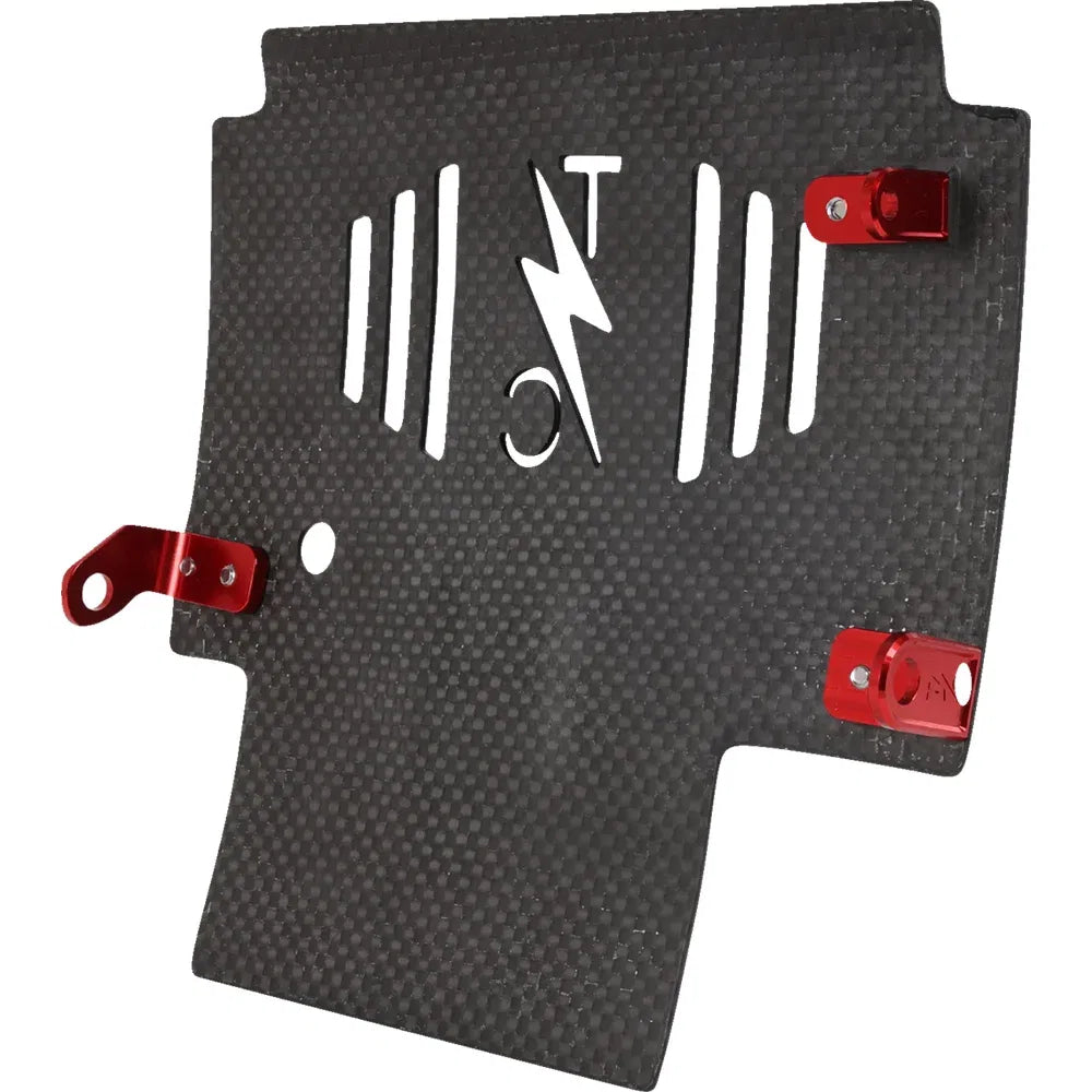 Placa protectora de fibra de carbono forjada