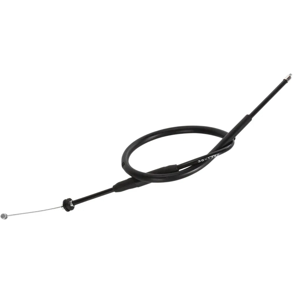 Cable del acelerador de vinilo negro.