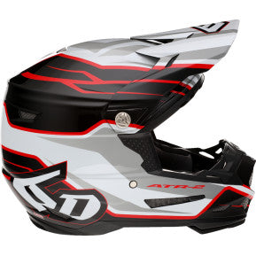 Casco 6D ATR-2 - Phase Blanco/Rojo