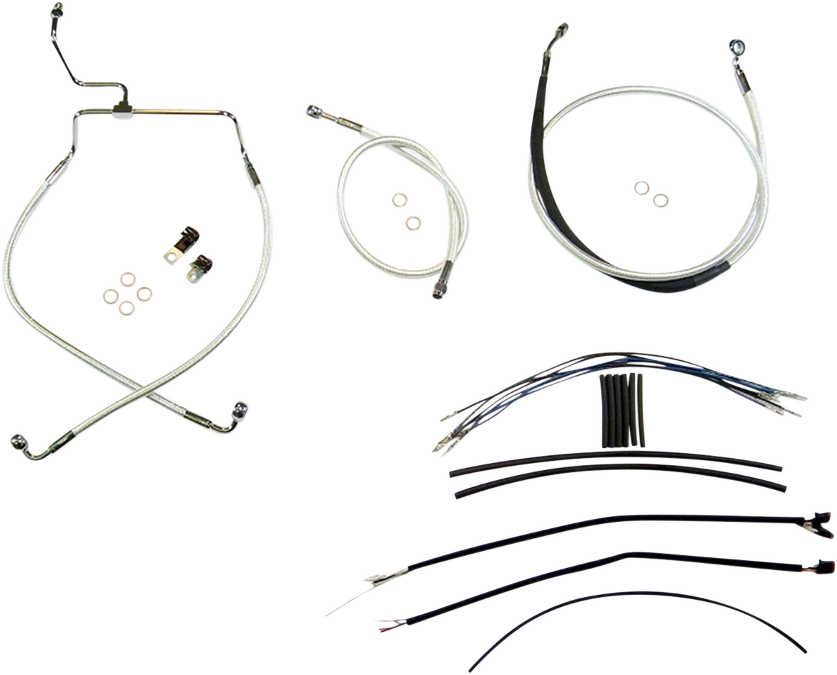 Kit de instalación de manubrio de diseñador Sterling Chromite II® - Kit de instalación de manubrio de diseñador Sterling Chromite II® - 15"-17" - FLHR '17-'19