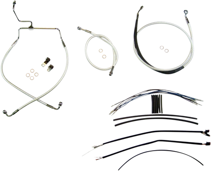 Kit de instalación de manubrio de diseñador Sterling Chromite II® - Kit de instalación de manubrio de diseñador Sterling Chromite II® - 15"-17" - FLHR '17-'19