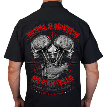 Camisa Lethal Threat Metal Mayhem - Negro - Talla M