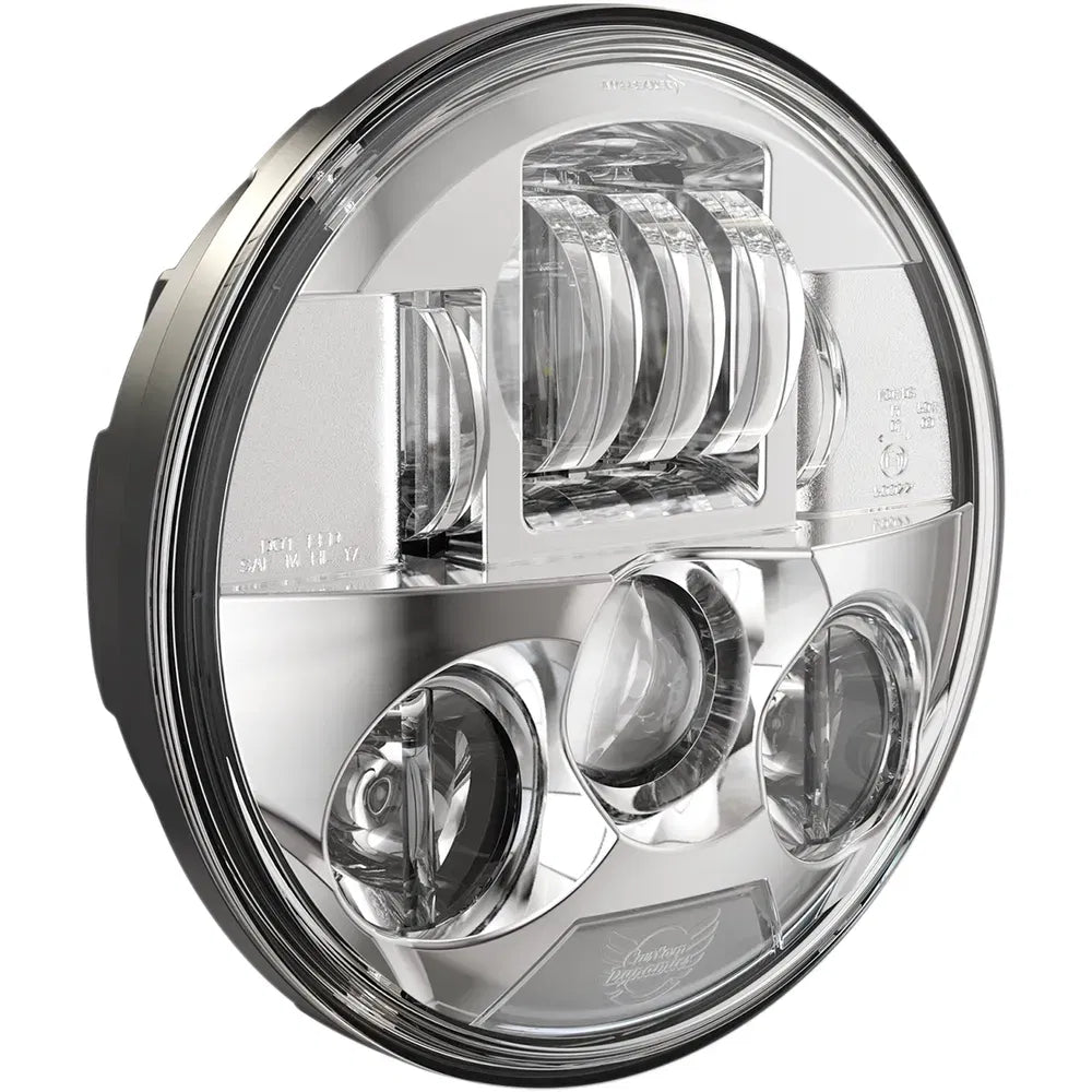 7" Probeam® LED Headlamp - Indian - Chrome