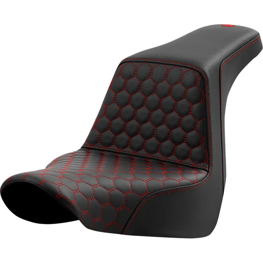 Asiento elevado tipo panal - Asiento elevado - Panal - Costuras rojas - FL/FX '18-'24