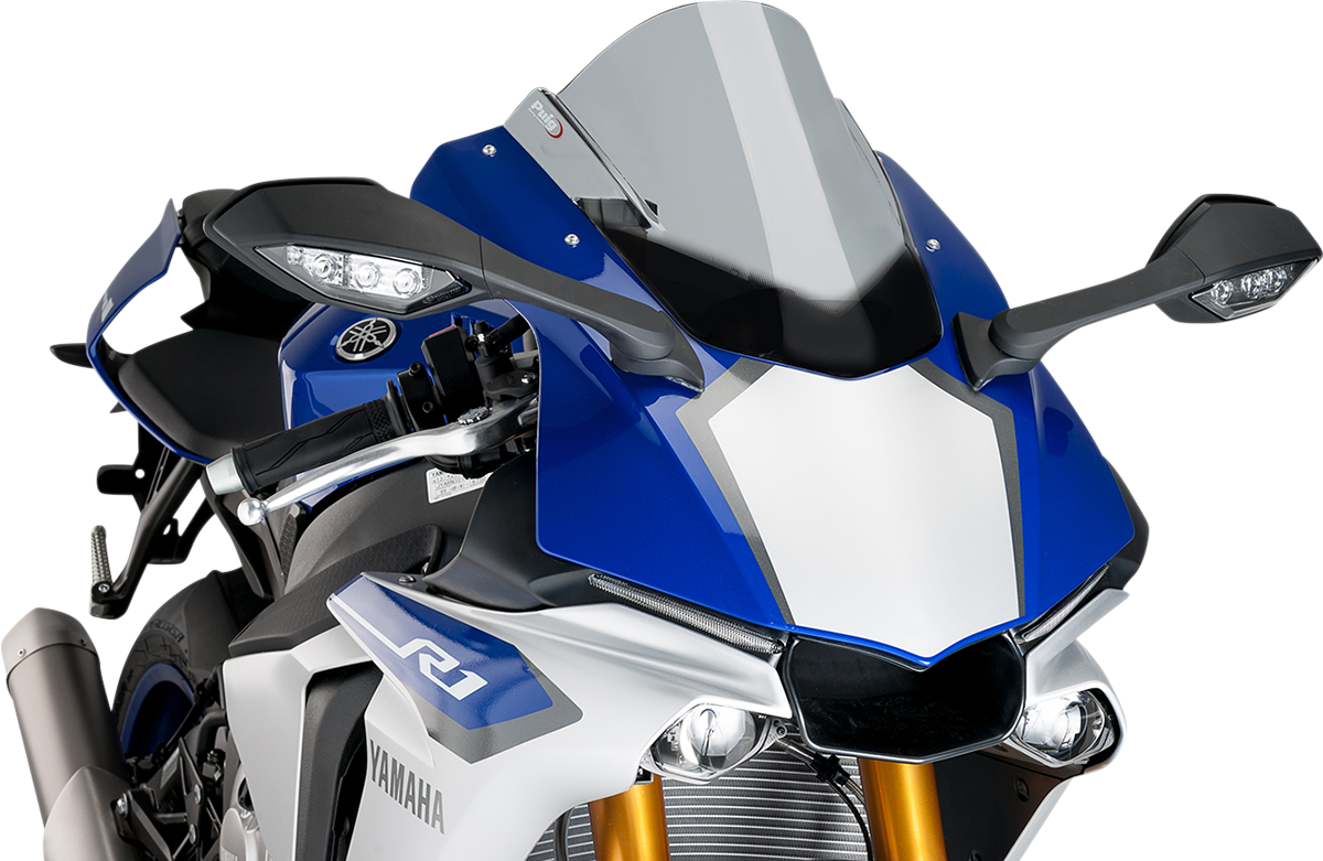 Parabrisas Z-Racing - Parabrisas de carrera - 13-1/4" - Ahumado - YZF-R1