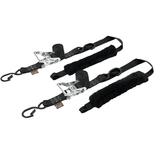 Ratchet Tie-Down - Black - Sheepskin