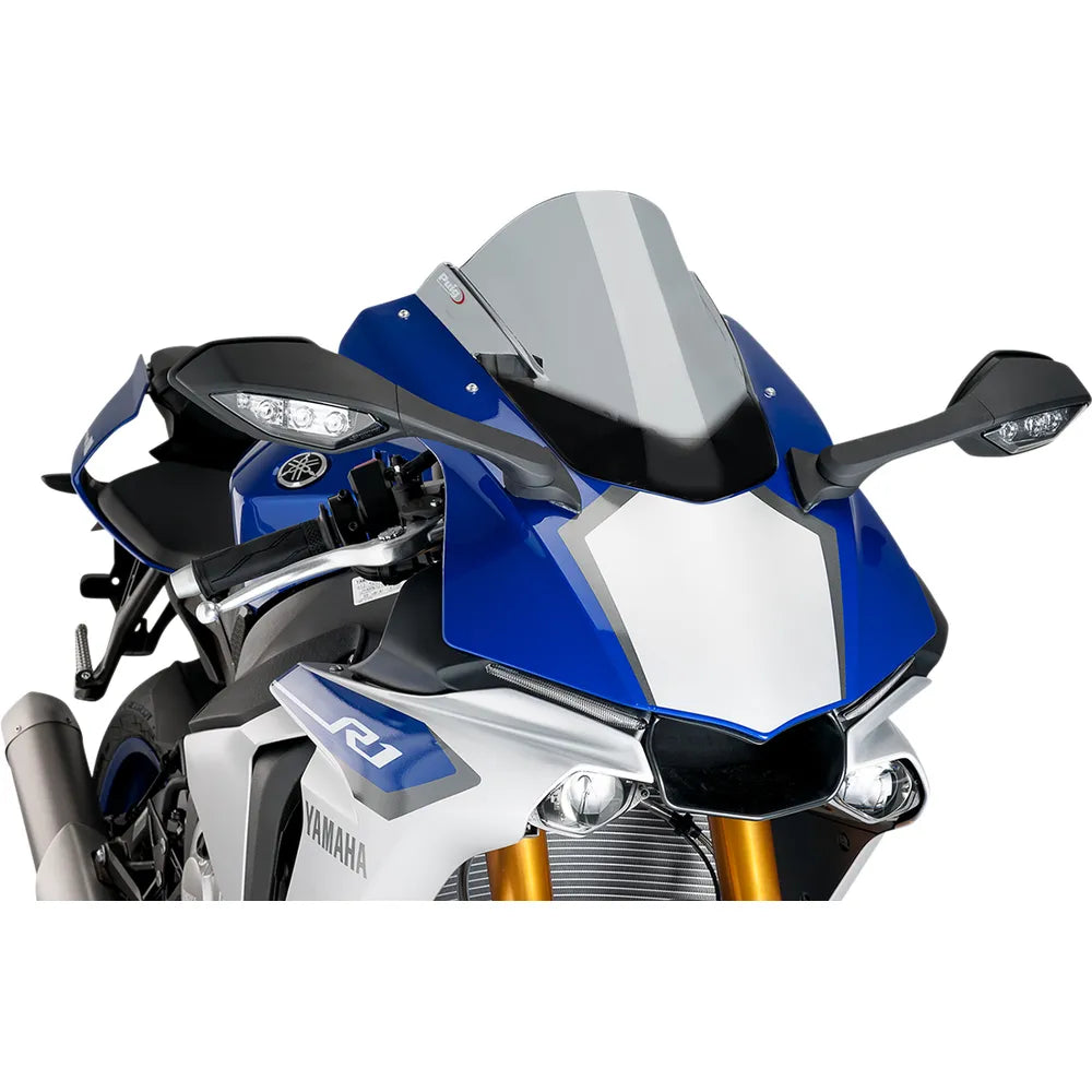 Parabrisas Z-Racing - Parabrisas de carrera - 13-1/4" - Ahumado - YZF-R1