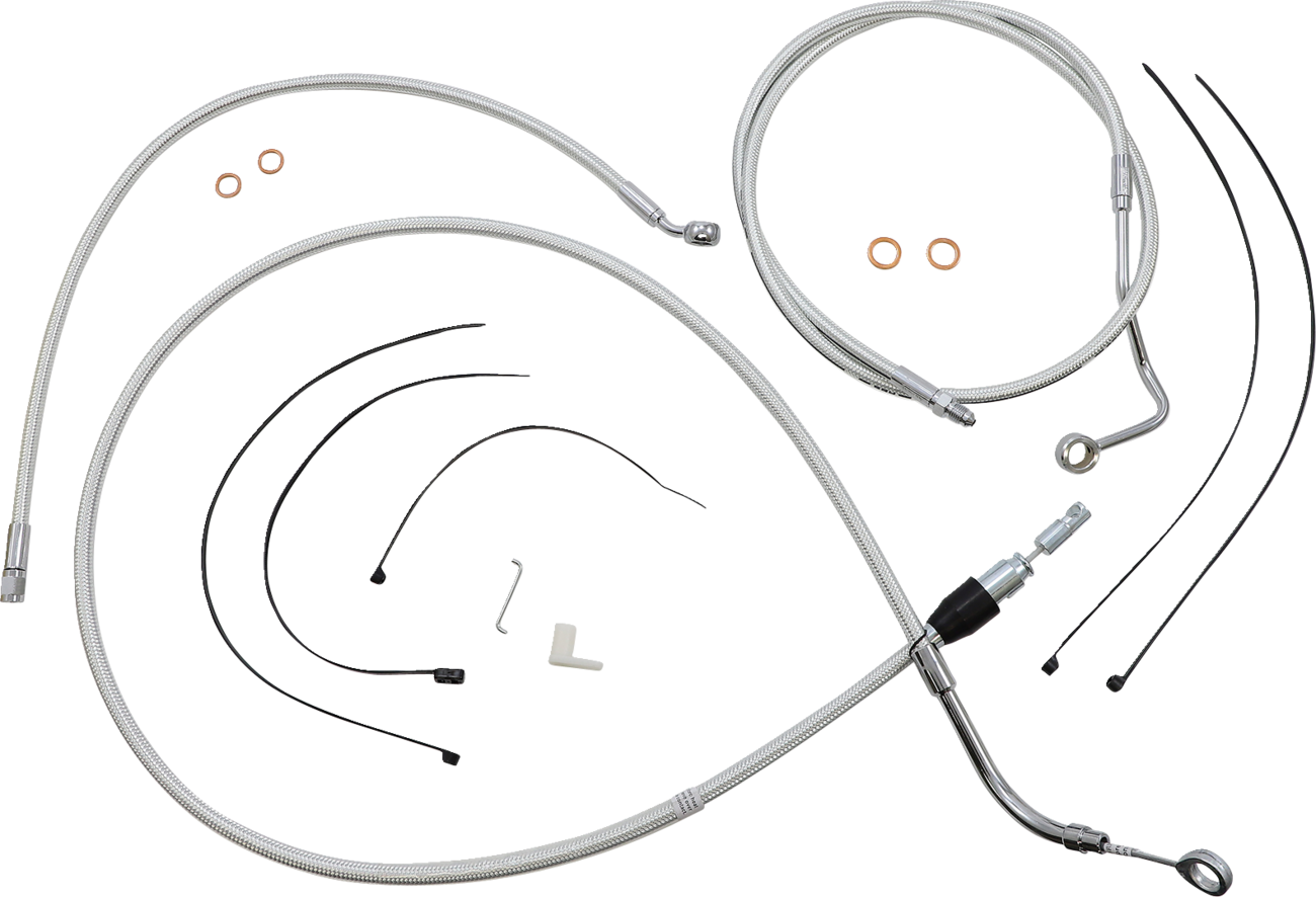 Kit de instalación de manillar de diseñador Sterling Chromite II® - Kit de instalación de manillar de diseñador Sterling Chromite II® - 10" - '21-'23 FLH