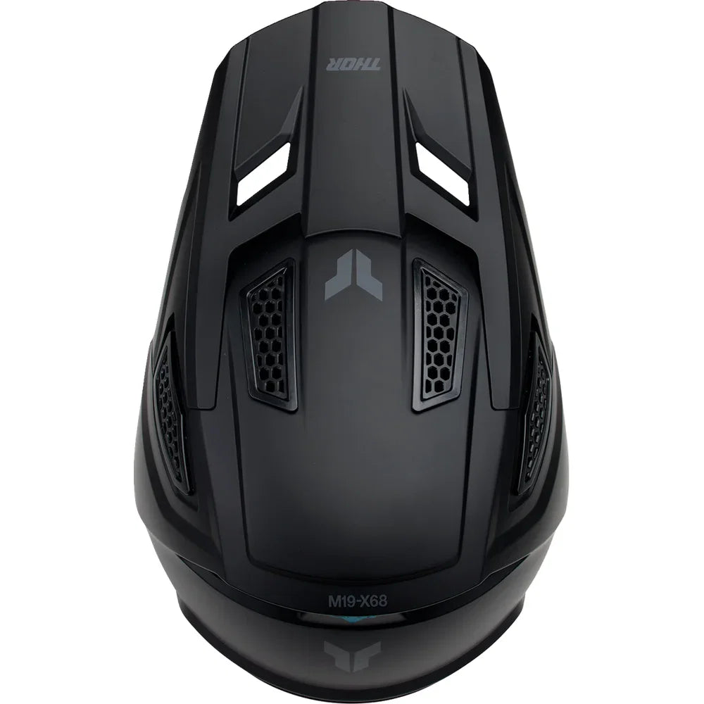 Casco fleet blackout negro mate