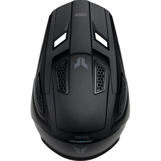 Casco fleet blackout negro mate