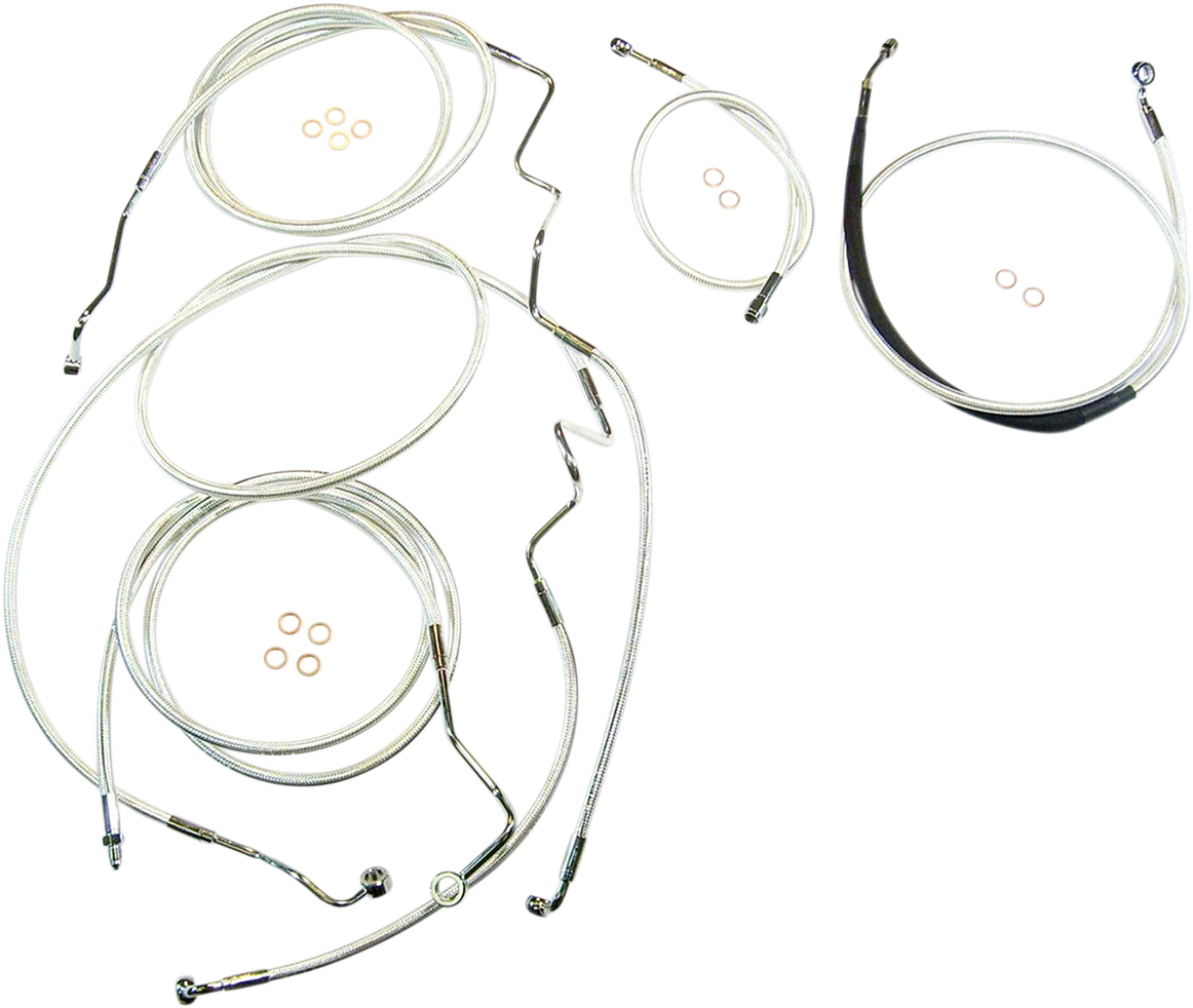 Kit de instalación de manubrio de diseñador Sterling Chromite II® - Kit de instalación de manubrio de diseñador Sterling Chromite II® - 10" - '14-'16 FLH