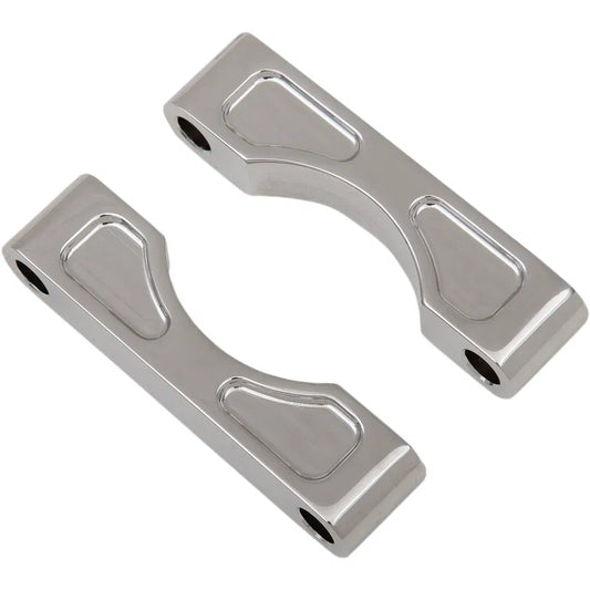 Bloque de montaje para guardabarros delantero Hugger - Bloques de montaje para guardabarros delantero Hugger - Para ruedas de 16"/17"/18"/19" - Cromado