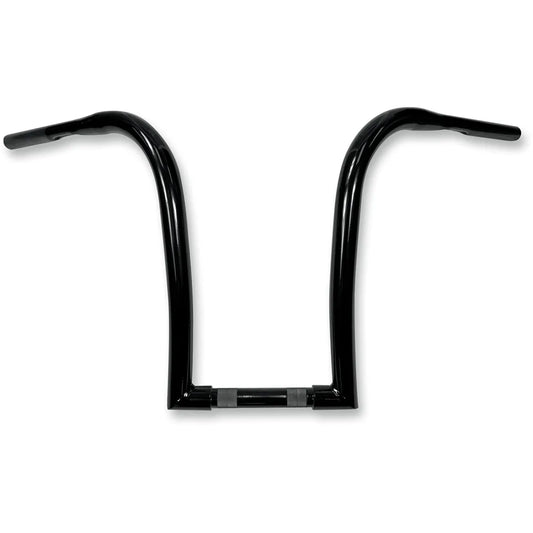Black 1-1/4" Ape Hanger Handlebar w/ 14" Rise