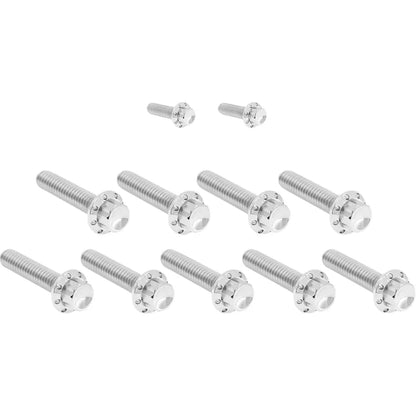 Kit de pernos de 12 puntos de titanio para cubierta de leva/cubierta de punto