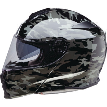 Casco modular Z1R Solaris 2.0 camuflaje - Negro/Gris