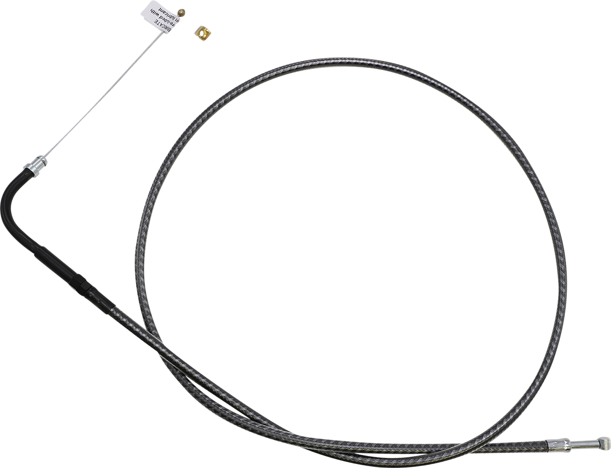 Cable trenzado de acelerador/ralentí KARBONFIBR - Cable trenzado de acelerador KARBONFIBR - 39-1/2"