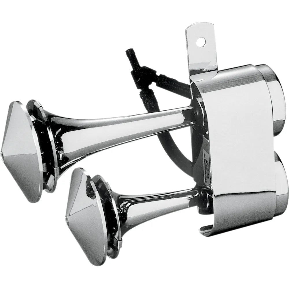 Dual  - Air Horns - Chrome