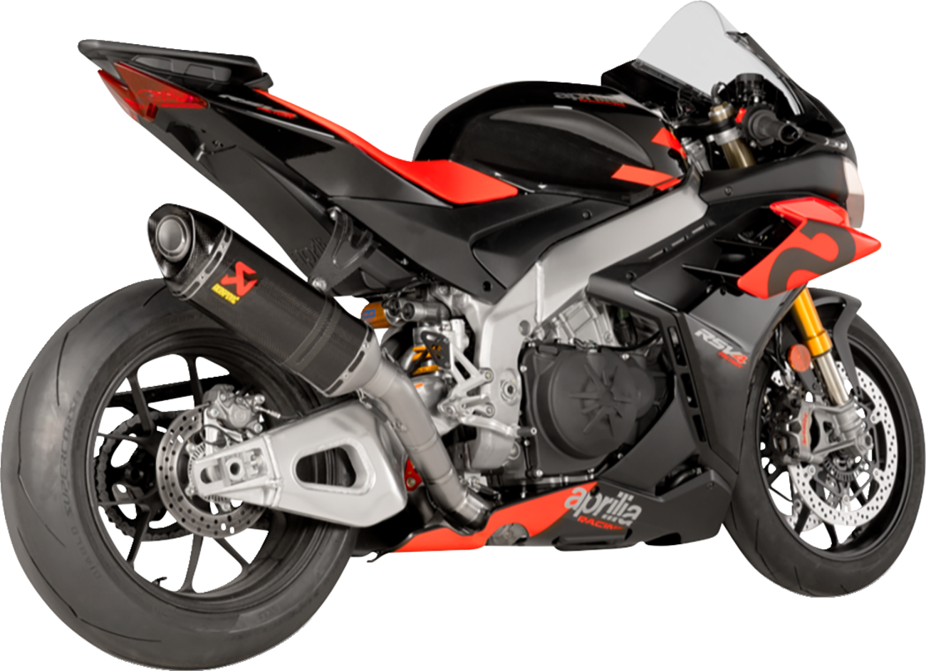 Escape Akrapovic - Evolution Line Exhaust System - Titanium/Carbon Fiber - RSV4