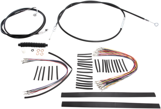 Kit de instalación de manillar XR - Kit de instalación de manillar XR - Colgadores Ape de 15"-17" - Touring '08-'13 - Negro