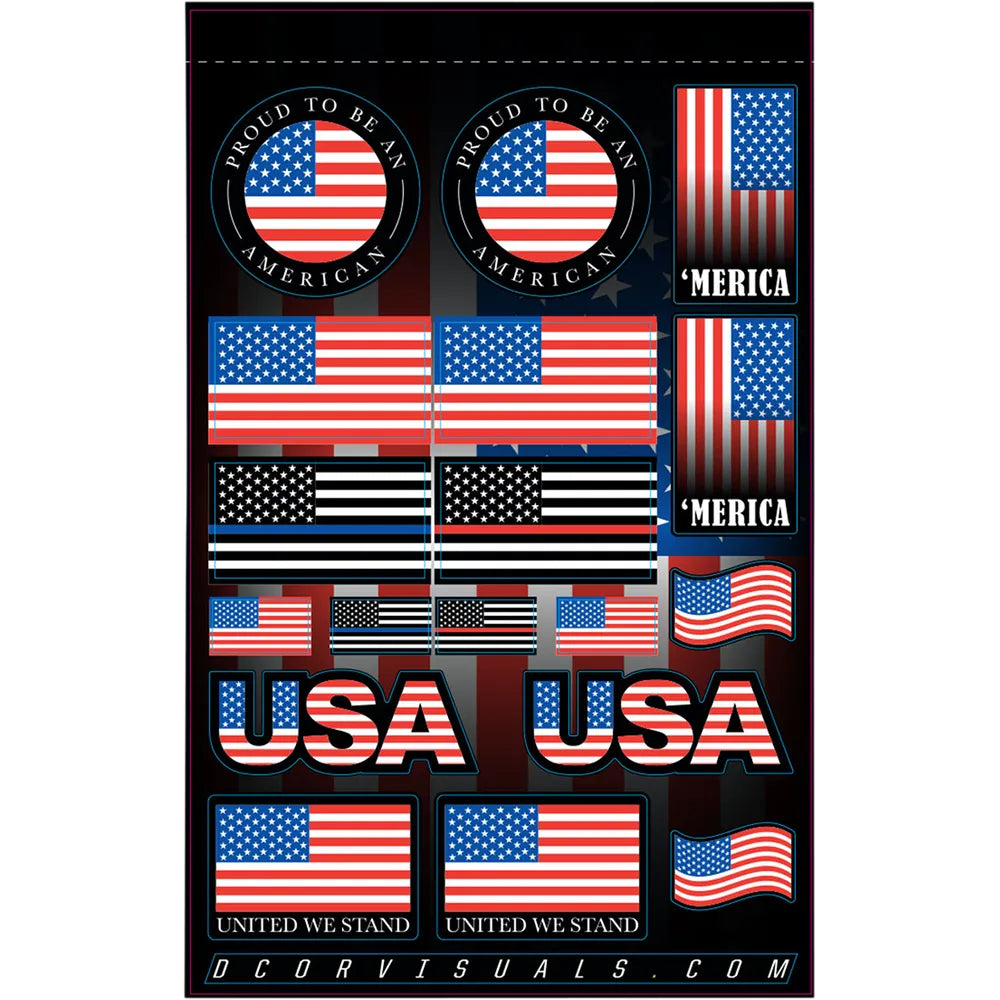Decal Sheet - USA