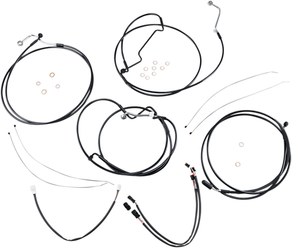 Kit de instalación de manillar XR - Kit de instalación de manillar XR - Colgadores Ape de 12"-14" - FLHR '17-'20 - Negro