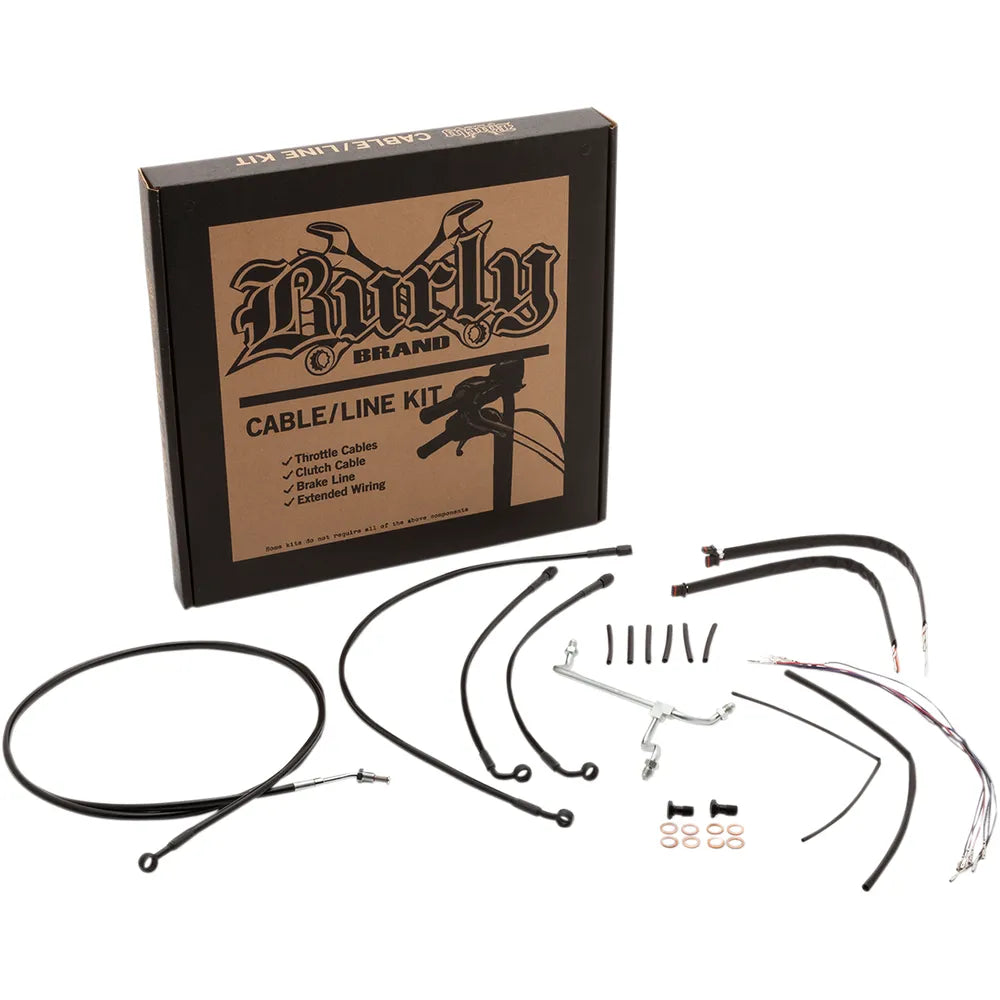 Juego de Controles ABS Cuelga Monos 16" Burly Brand302