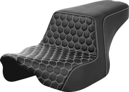 Asiento elevado en forma de panal - Asiento elevado - Delantero en forma de panal - Costuras blancas - FL '23-'24