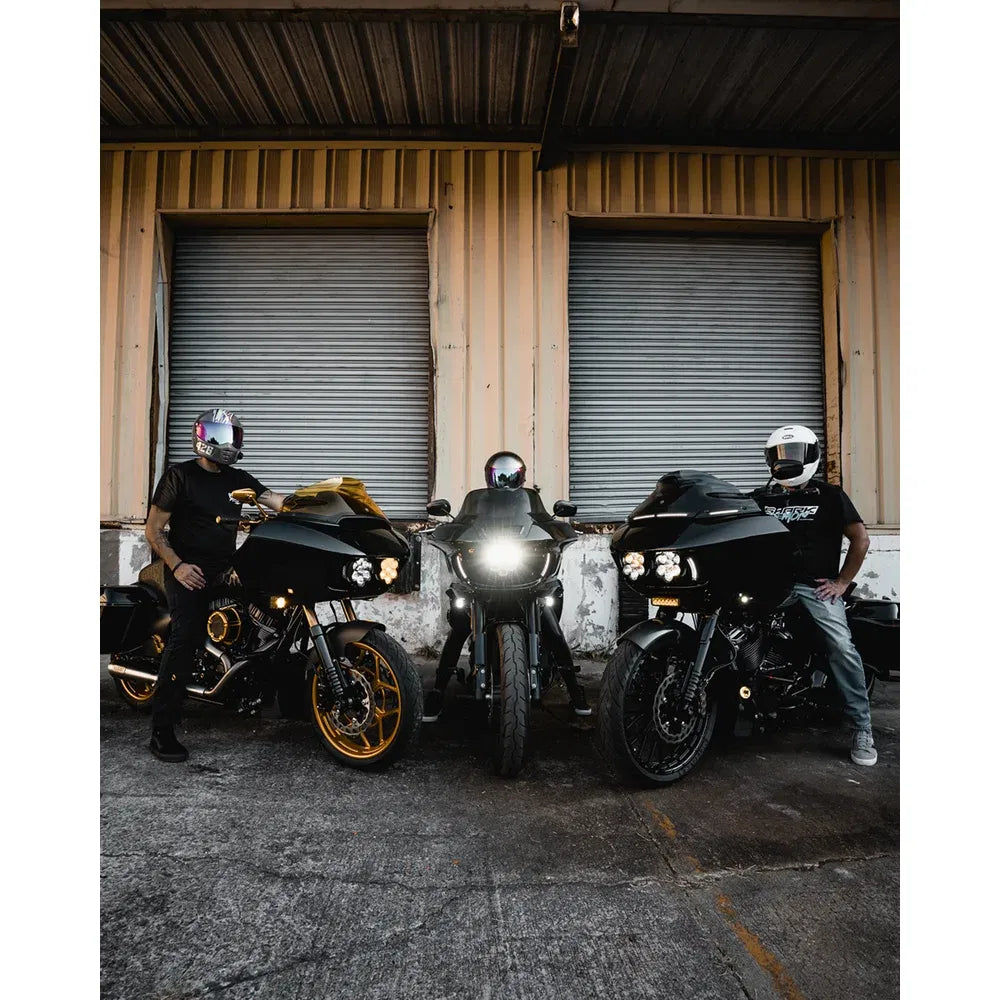 Kit combinado de faros delanteros y faros antiniebla shark demon®