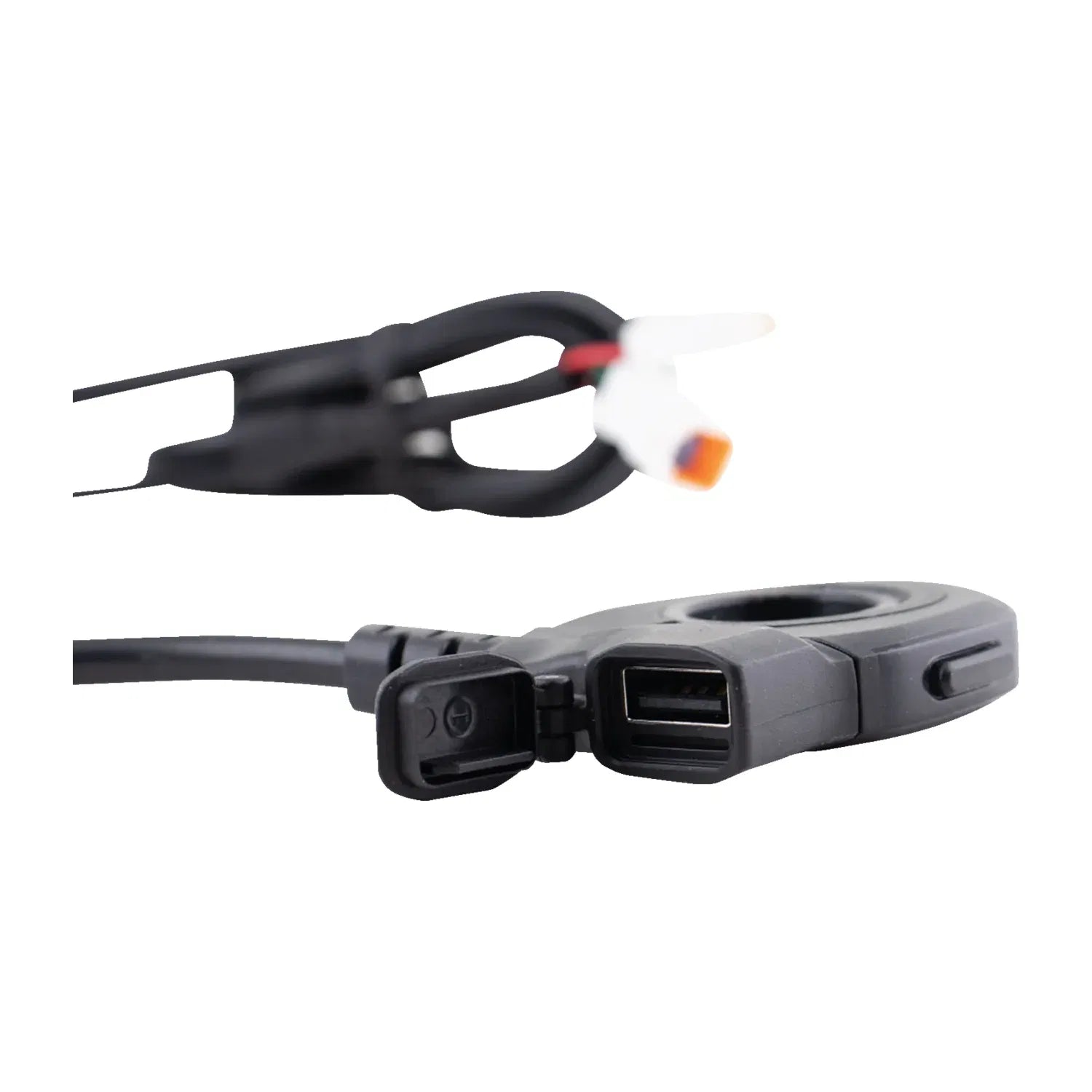 Interruptor de pulgar con agarre calefactable
