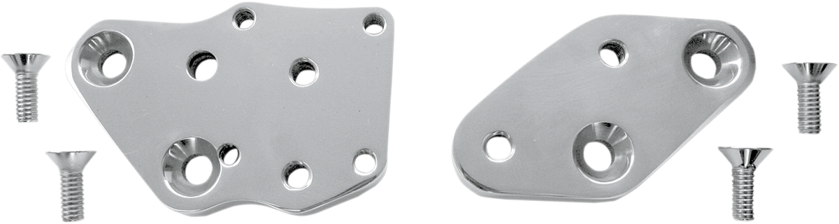 Placas adaptadoras de retroceso - Placa de retroceso - Cromada - FXST
