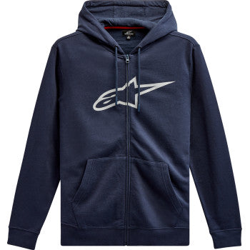 Sudadera con Capucha Alpinestars Ageless 2 Zip - Azul Marino/Gris