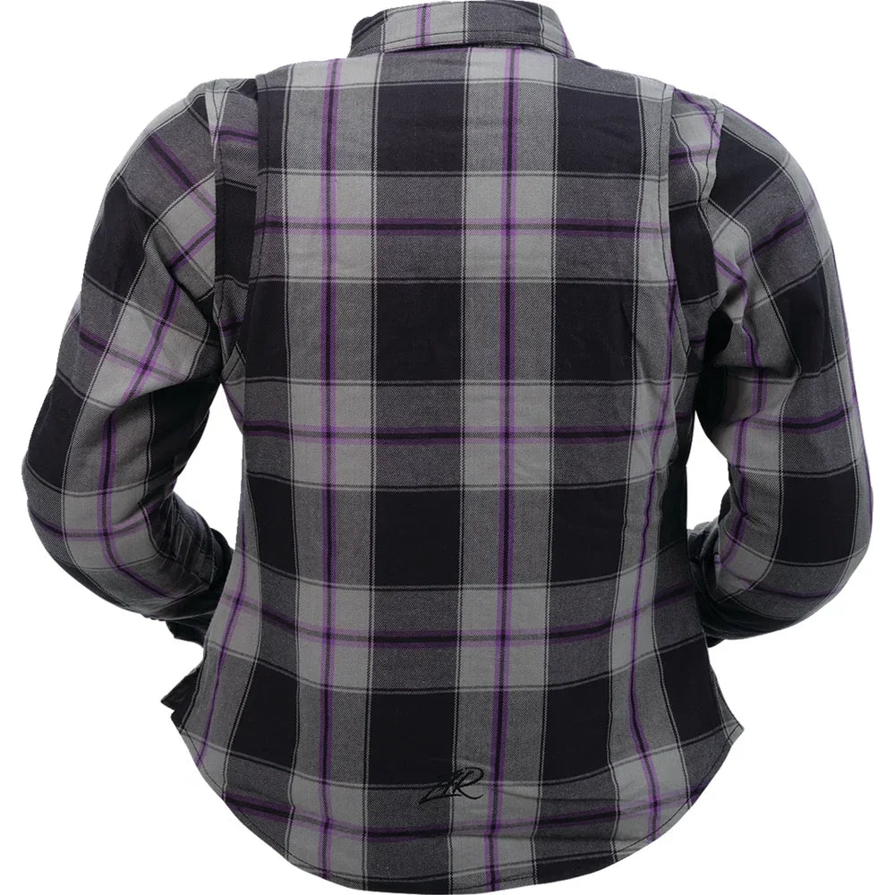 Camisa de Franela Z1R Women's Ashwood 2W Purple