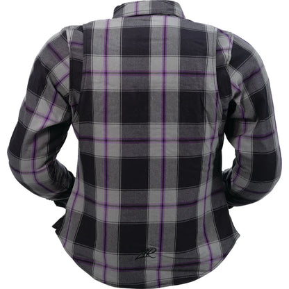 Camisa de Franela Z1R Women's Ashwood 2W Purple