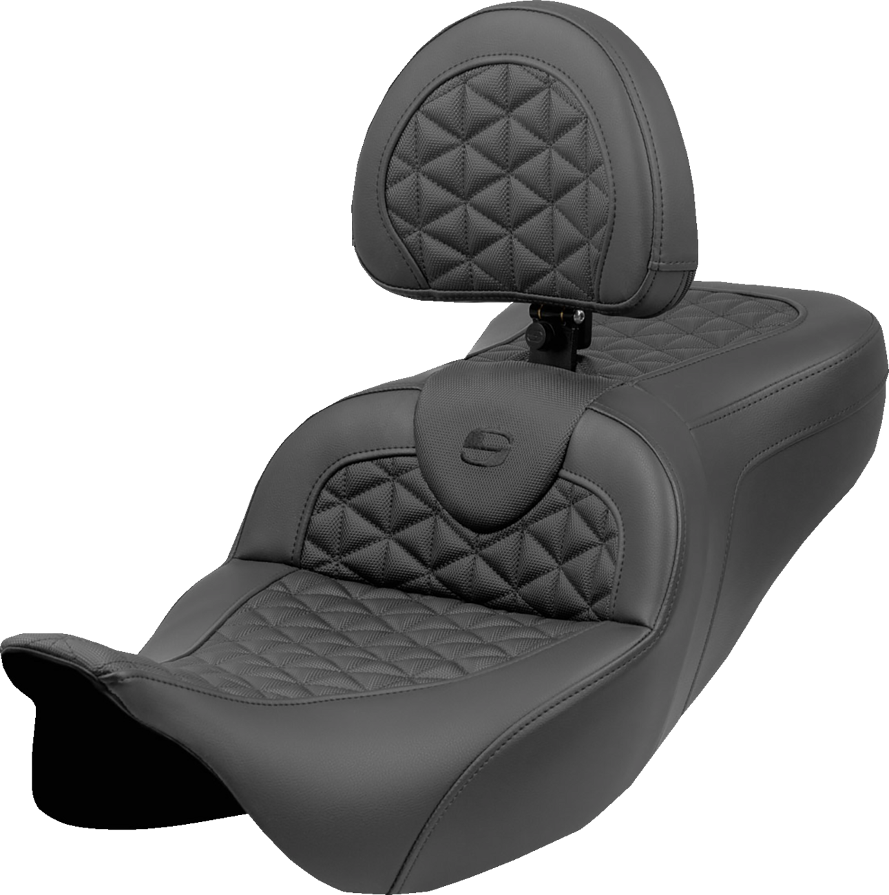 Asiento RoadSofa™ Tri Gripper - Asiento RoadSofa™ Tri Gripper - Alcance estándar - con respaldo - FLH/FLT '08-'25