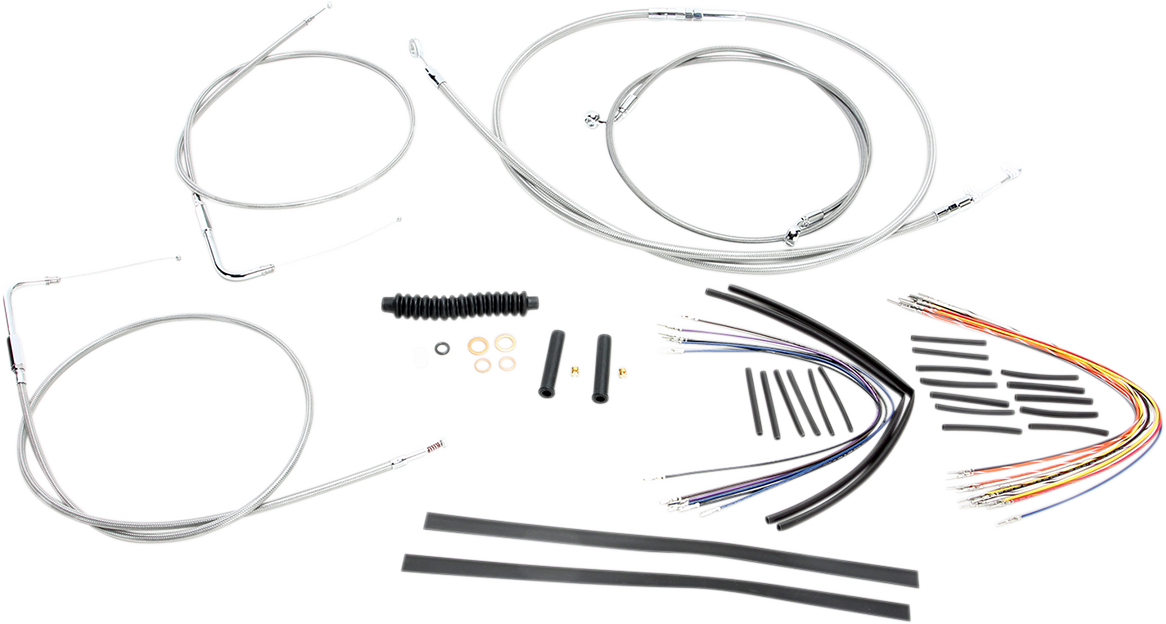 Kit de instalación de manillar XR - Kit de instalación de manillar XR - Colgadores Ape de 12"-14" - Softail '00-'06 - Acero inoxidable