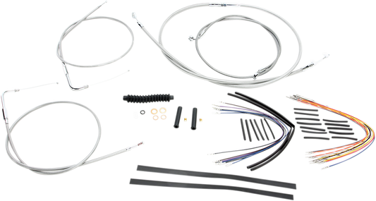 Kit de instalación de manillar XR - Kit de instalación de manillar XR - Colgadores Ape de 12"-14" - Softail '00-'06 - Acero inoxidable