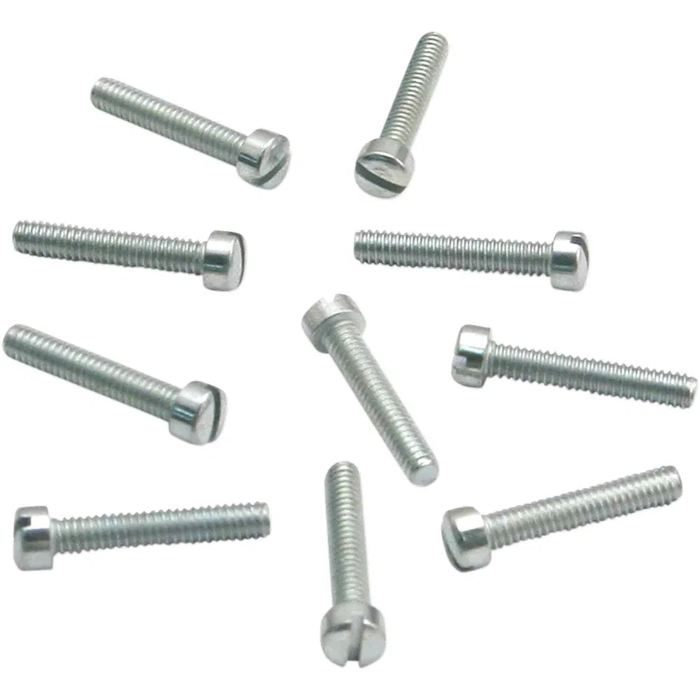 Tornillos de cabeza plana ranurados