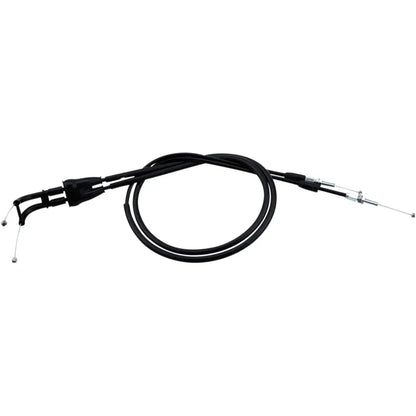 Cable del acelerador de vinilo negro.