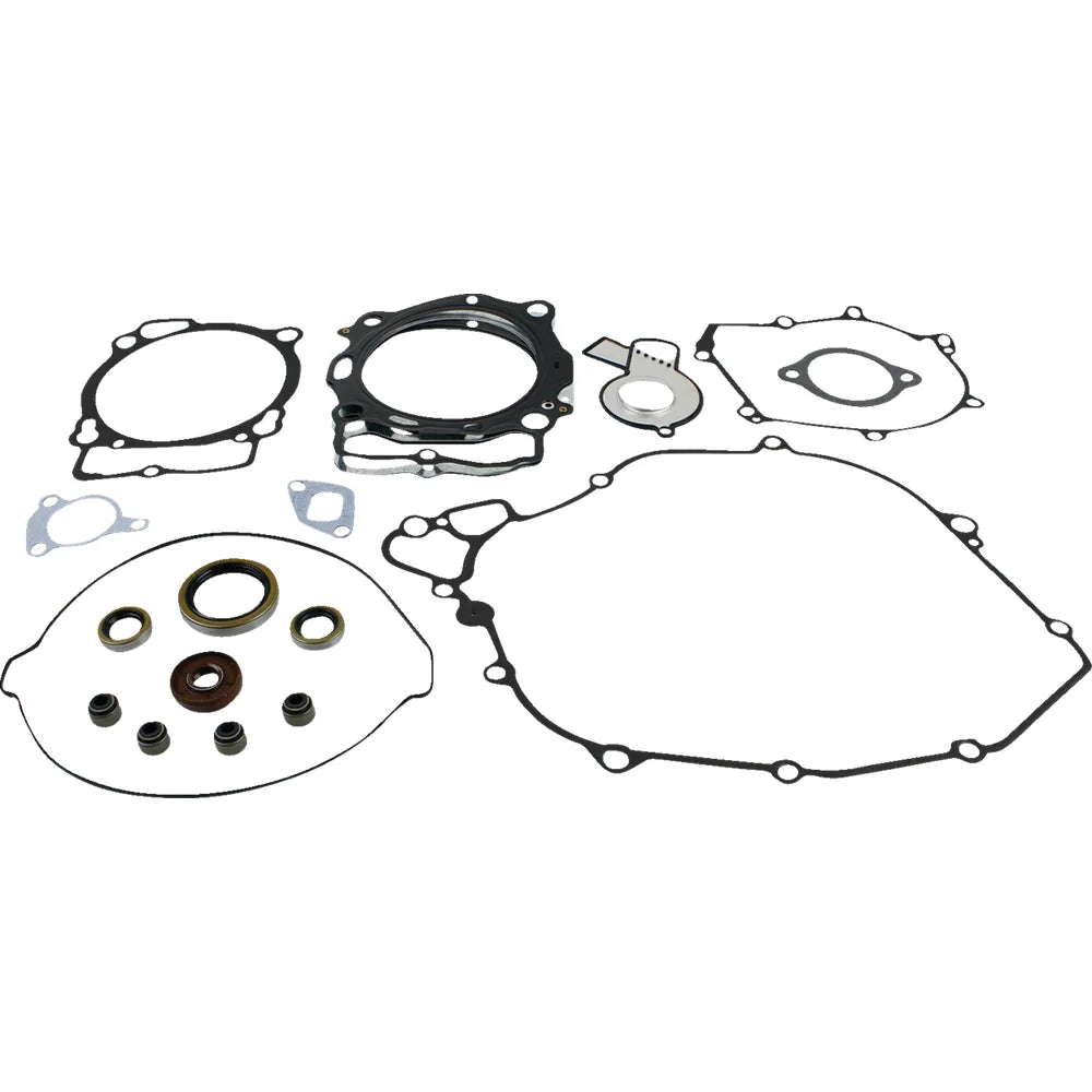 Kit completo de juntas con retenes de aceite.
