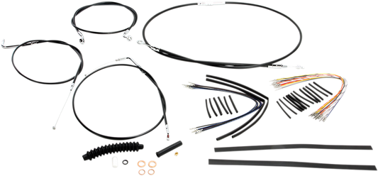 Kit de instalación de manillar XR - Kit de instalación de manillar XR - Colgadores Ape de 12"-14" - Softail '00-'06 - Negro