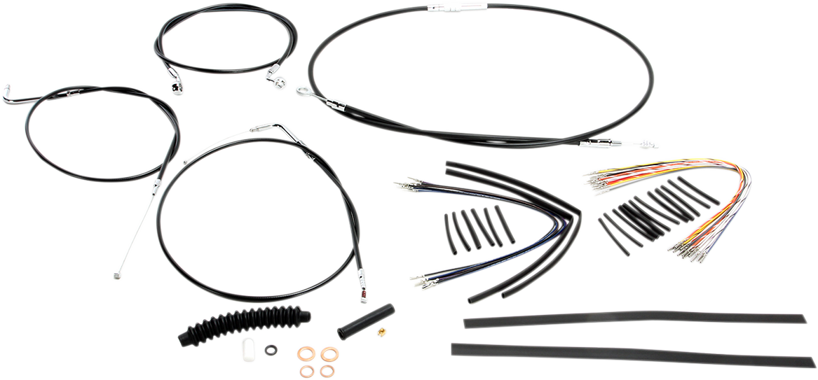 Kit de instalación de manillar XR - Kit de instalación de manillar XR - Colgadores Ape de 12"-14" - Softail '00-'06 - Negro