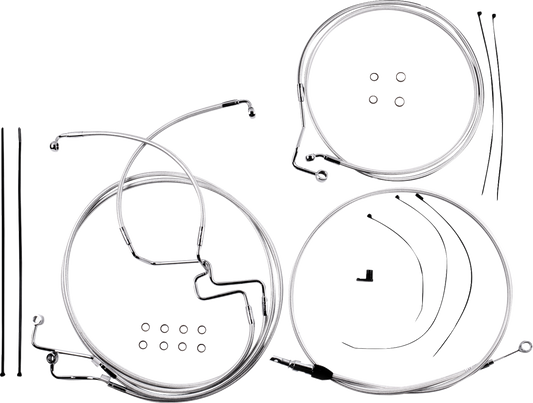 Kit de instalación de manillar de diseñador Sterling Chromite II® - Kit de instalación de manillar de diseñador Sterling Chromite II® - 8" - '21-'22 FLHR