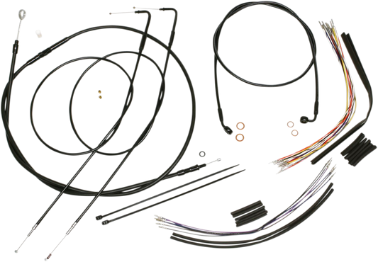 Kit de instalación de manillar XR - Kit de instalación de manillar XR - Colgadores Ape de 12"-14" - FXD '96-'05 - Negro