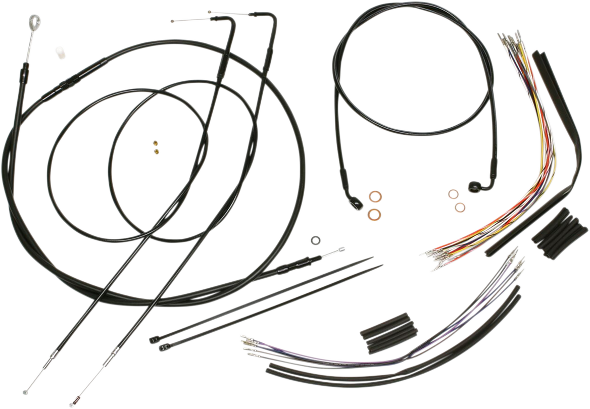 Kit de instalación de manillar XR - Kit de instalación de manillar XR - Colgadores Ape de 12"-14" - FXD '96-'05 - Negro
