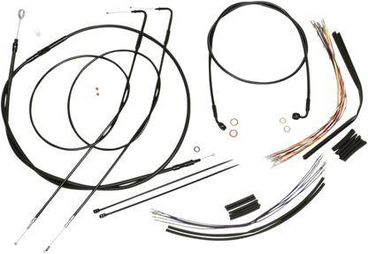 Kit de instalación de manillar XR - Kit de instalación de manillar XR - Colgadores Ape de 12"-14" - FXD '96-'05 - Negro