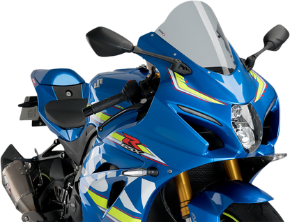 Parabrisas Z-Racing - Parabrisas de carrera - 11-1/4" - Ahumado - GSX-R