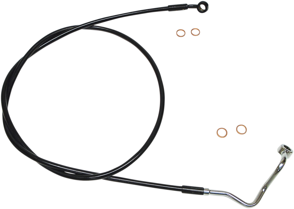 Línea de freno superior inoxidable XR - Línea de freno - Superior - ABS - Negro
