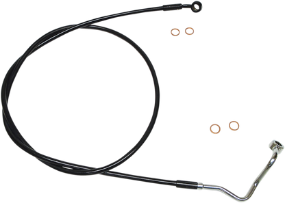 Línea de freno superior inoxidable XR - Línea de freno - Superior - ABS - Negro